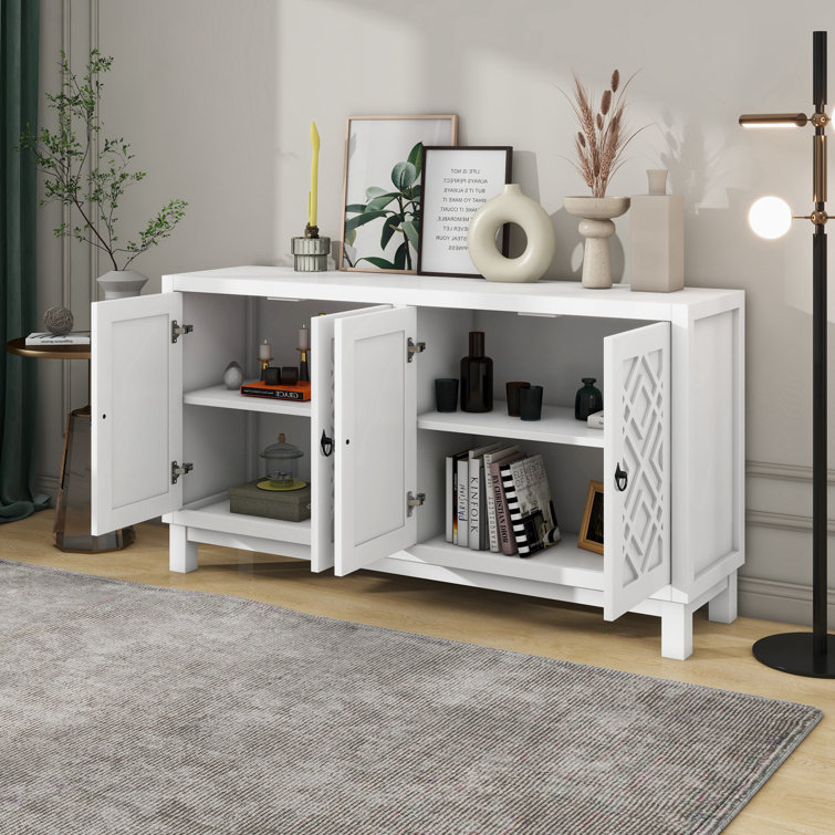 White sideboard store storage